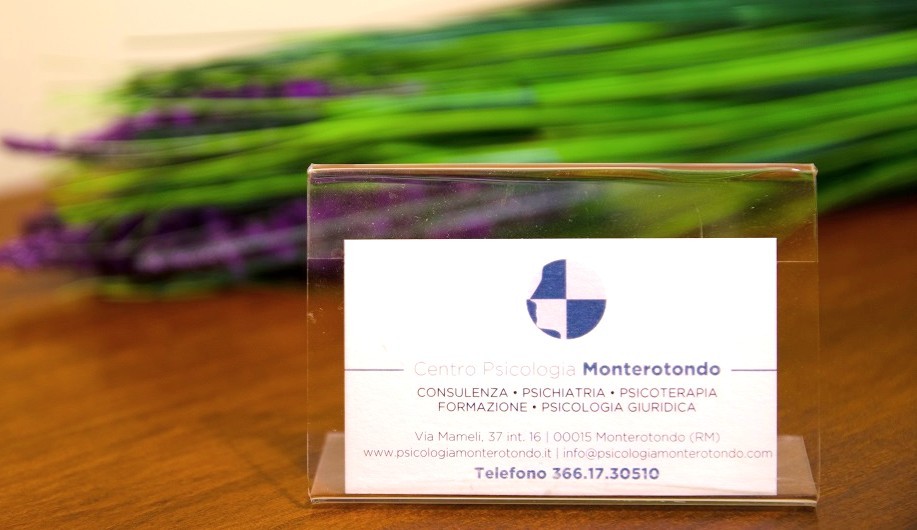 Centro Psicologia Monterotondo biglietto da visita